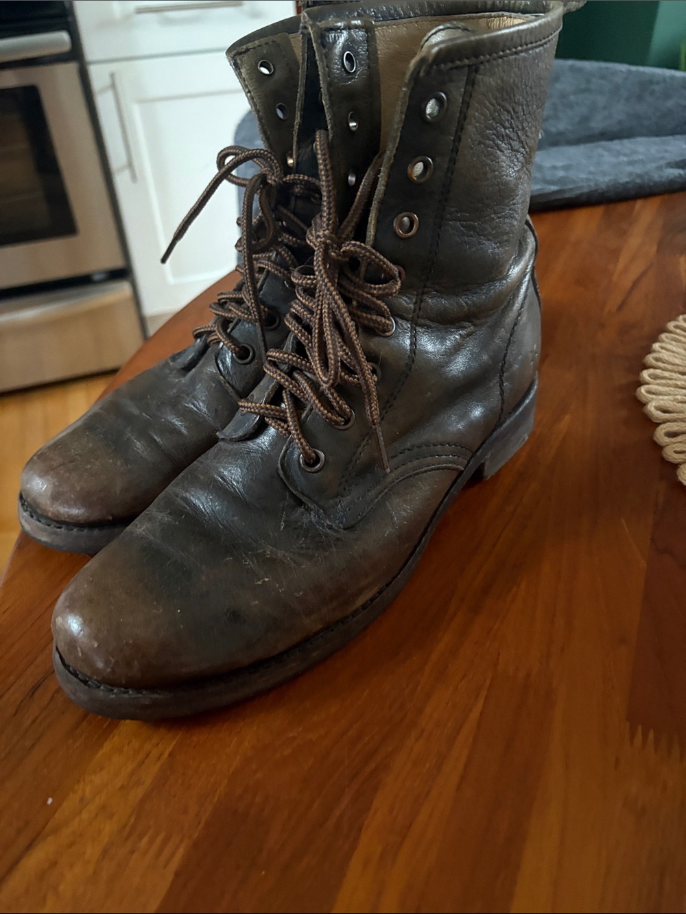 Frye Veronica Combat Boots